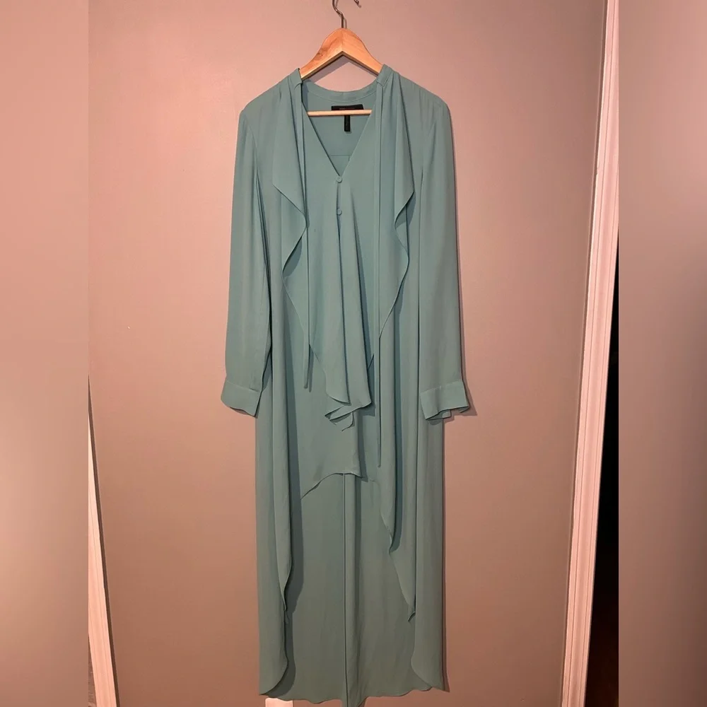 BCBGmaxazria Layered Draped Kyndal High Low Dress - Picture 4 of 5